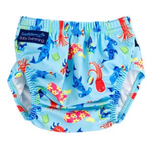 AquaNappy One Size Fits All Swimmimg Nappy in Seafriends - Aqua from Konfidence