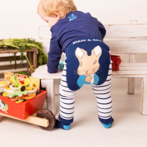 Peter Rabbit Navy Stripe Leggings from Blade and Rose