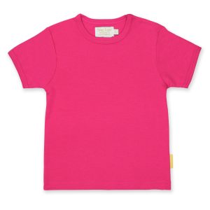 Organic Pink Short Sleeve T-Shirt from Toby Tiger