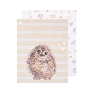 Hoot Hoot Hooray - You’re Expecting Card from Wrendale
