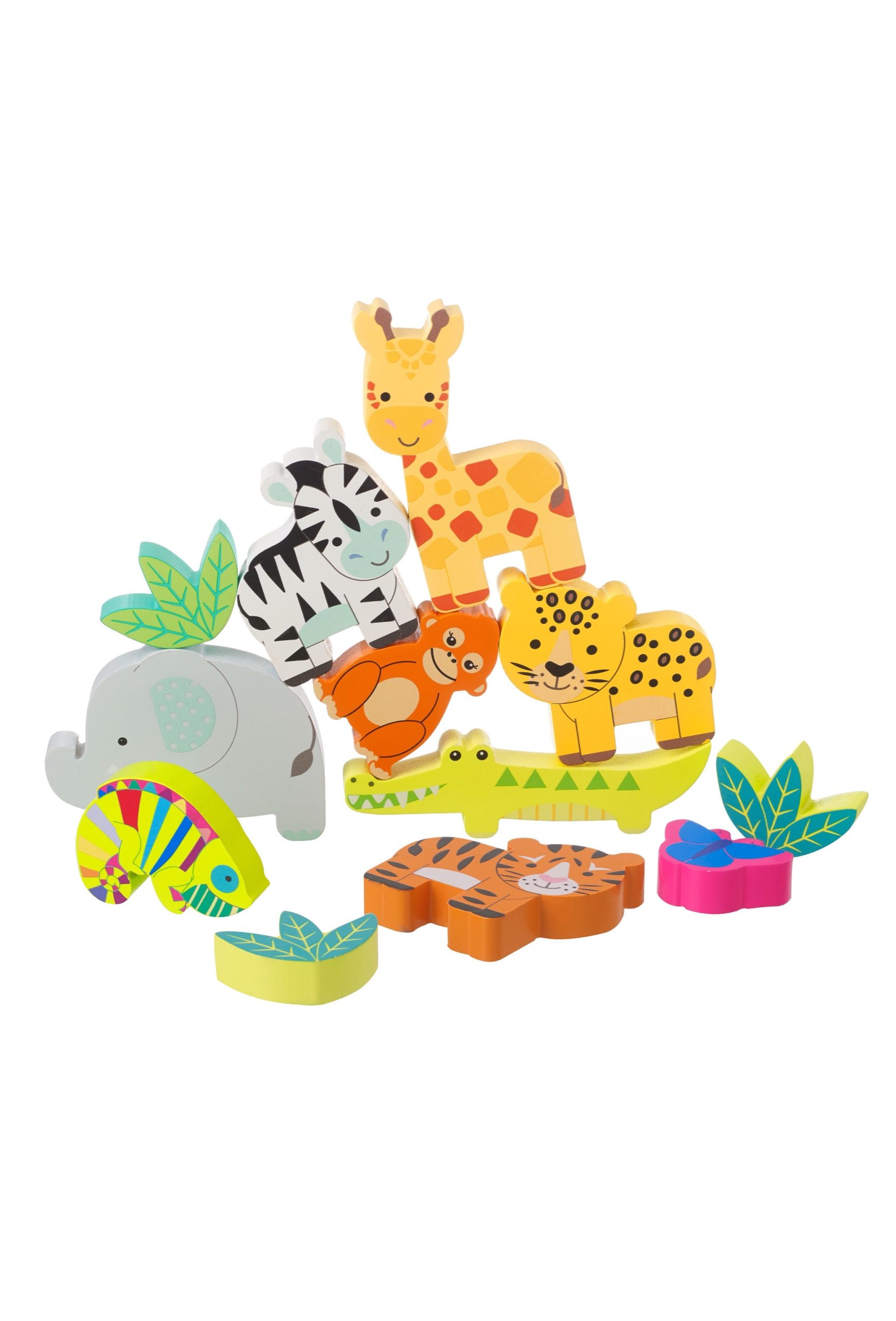 Jungle Stacking Animals
