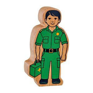 Natural Colourful People who Help Us - Paramedic