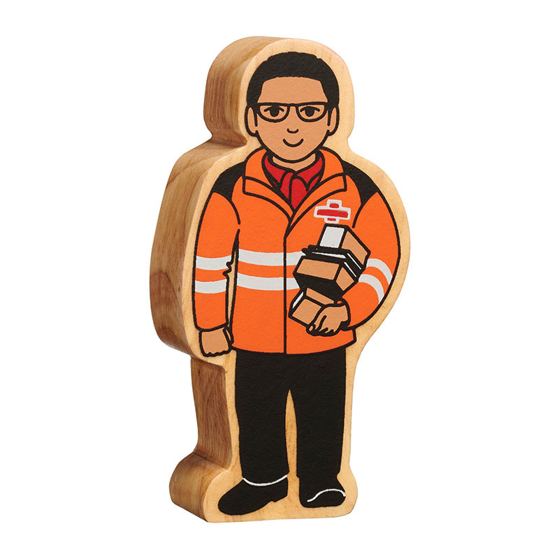 Natural Colourful People who Help Us – Delivery Person