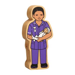 Natural Colourful People who Help Us - Midwife