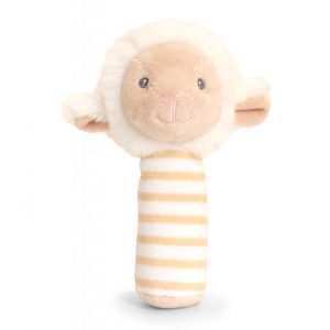 Lullaby Lamb Stick Rattle from Keeleco