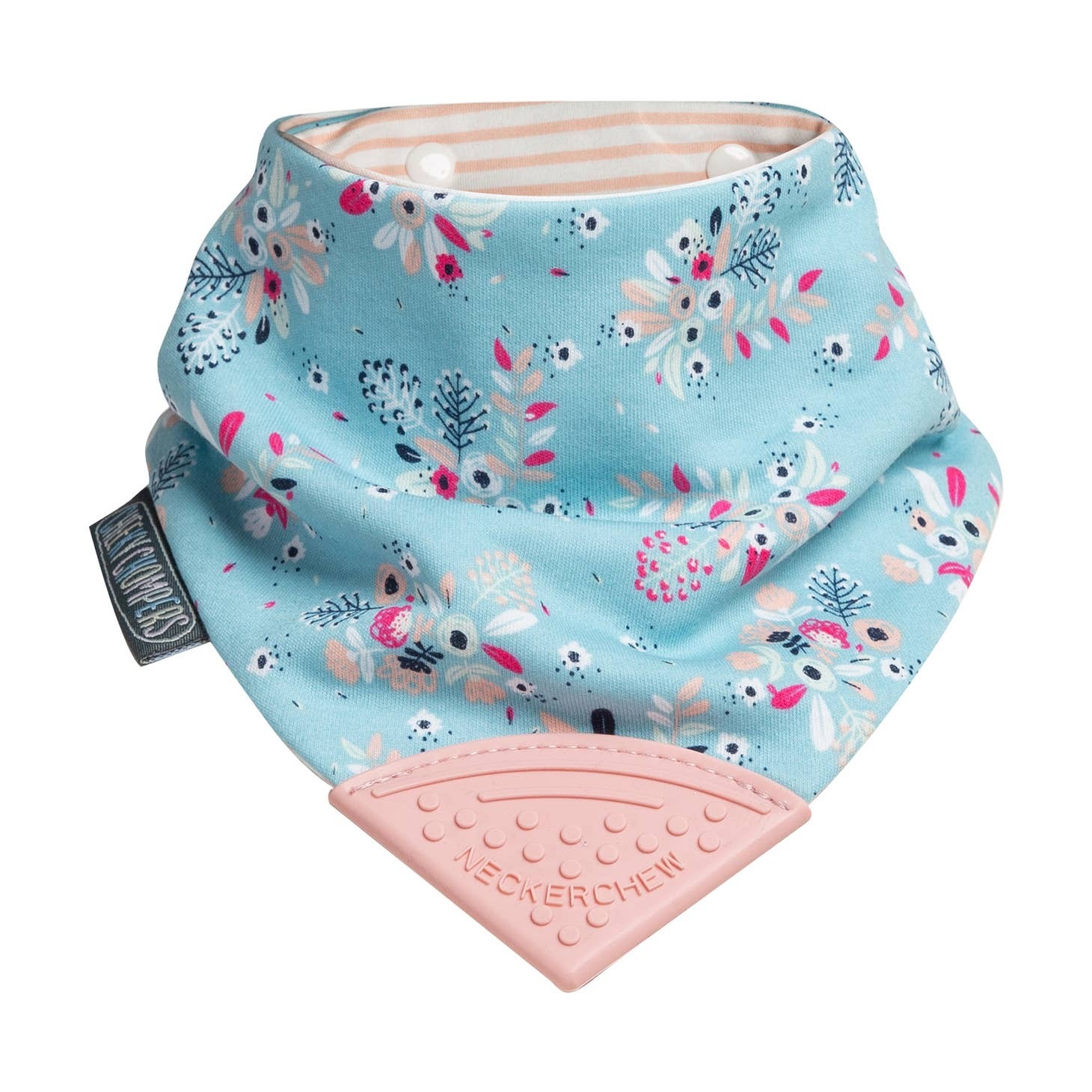 Cheeky Chompers Neckerchew Dribble Bib – Botanical Bloom