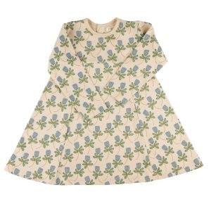 Skater Dress Dotty Flower Blue from Pigeon Organics