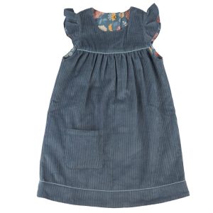 Winter Shift Dress Reversible Deep Blue from Pigeon Organics