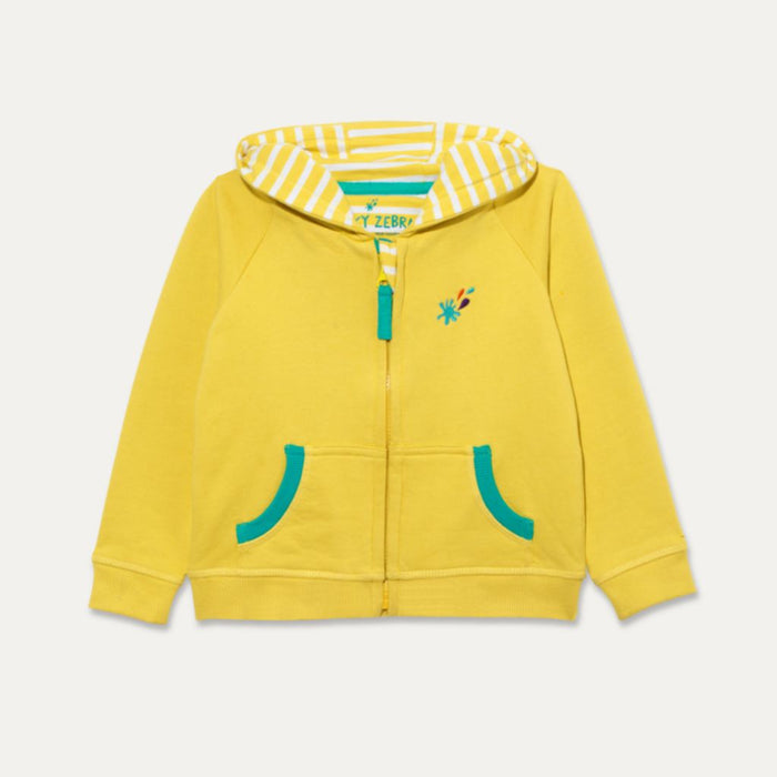 Ducky Zebra – Hoodie in Yellow