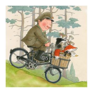 Percy The Park Keeper - Blank Greeting Card with Envelope