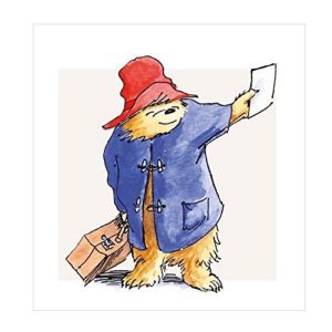 A Note from Paddington Bear Greetings Card with White Envelope Museum Collection
