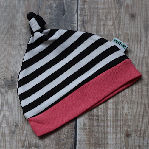 Lazy Baby ‘Just Done 9 Months Inside’ Baby Hat Pink