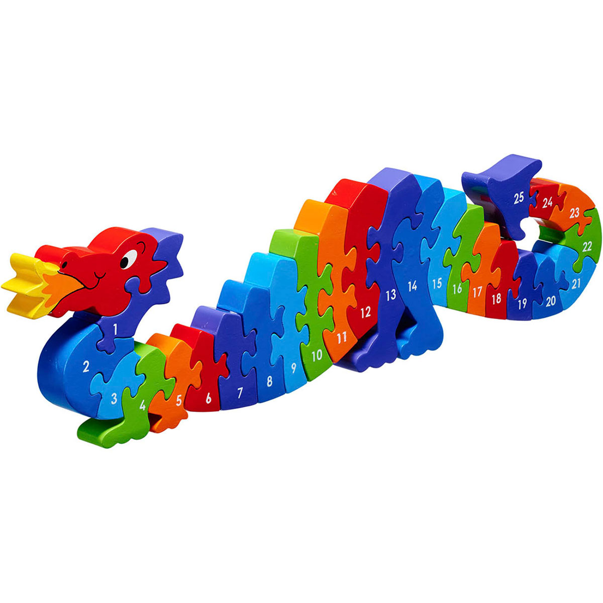 Dazzle The Dragon 1-25 Fair-Trade Number Puzzle