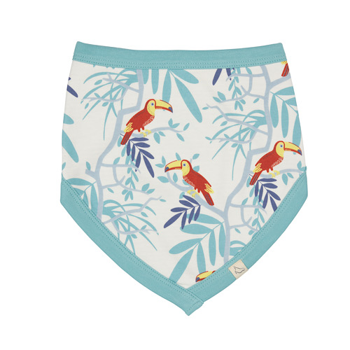 Bib in Toucans – Orange