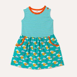 Sleeveless Dress - Rainbow Print