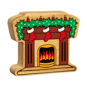 Fireplace with Stockings by Lanka Kade