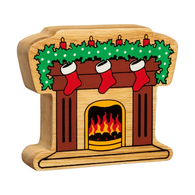 Fireplace with Stockings by Lanka Kade