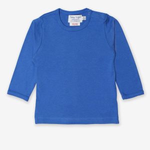 Organic Blue Basic Long Sleeve T-Shirt from Toby Tiger