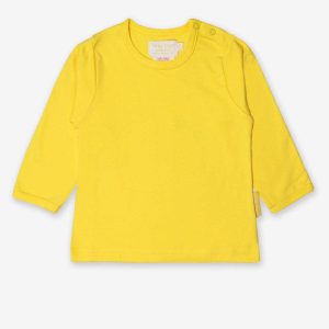 Organic Yellow Basic Long Sleeve T-Shirt from Toby Tiger