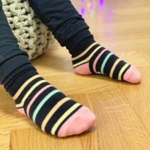 Pink Stripe Socks