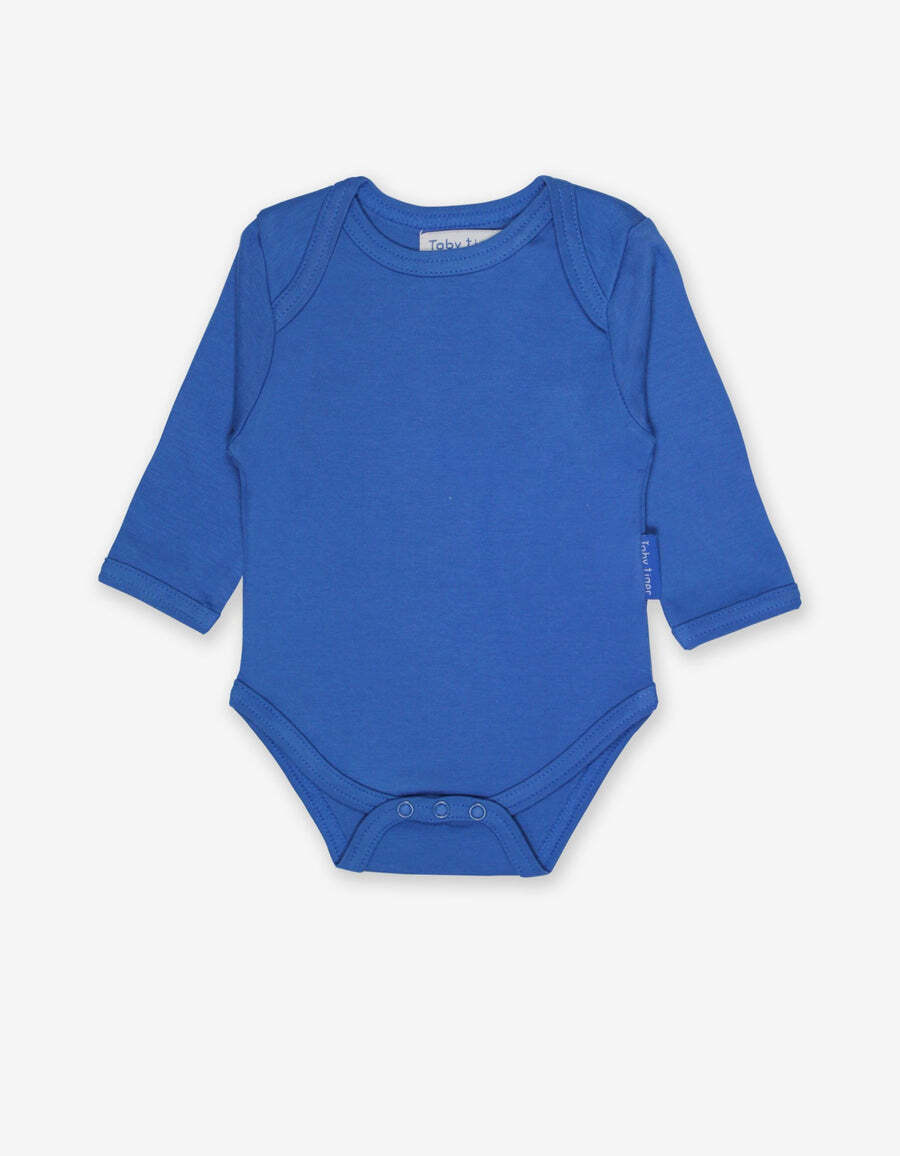 Organic Blue Long Sleeve Body from Toby Tiger