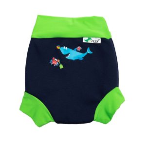 Splashy™ Nappy Cover in Navy from Konfidence