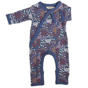 Kimono Romper - Meadow Night Blue