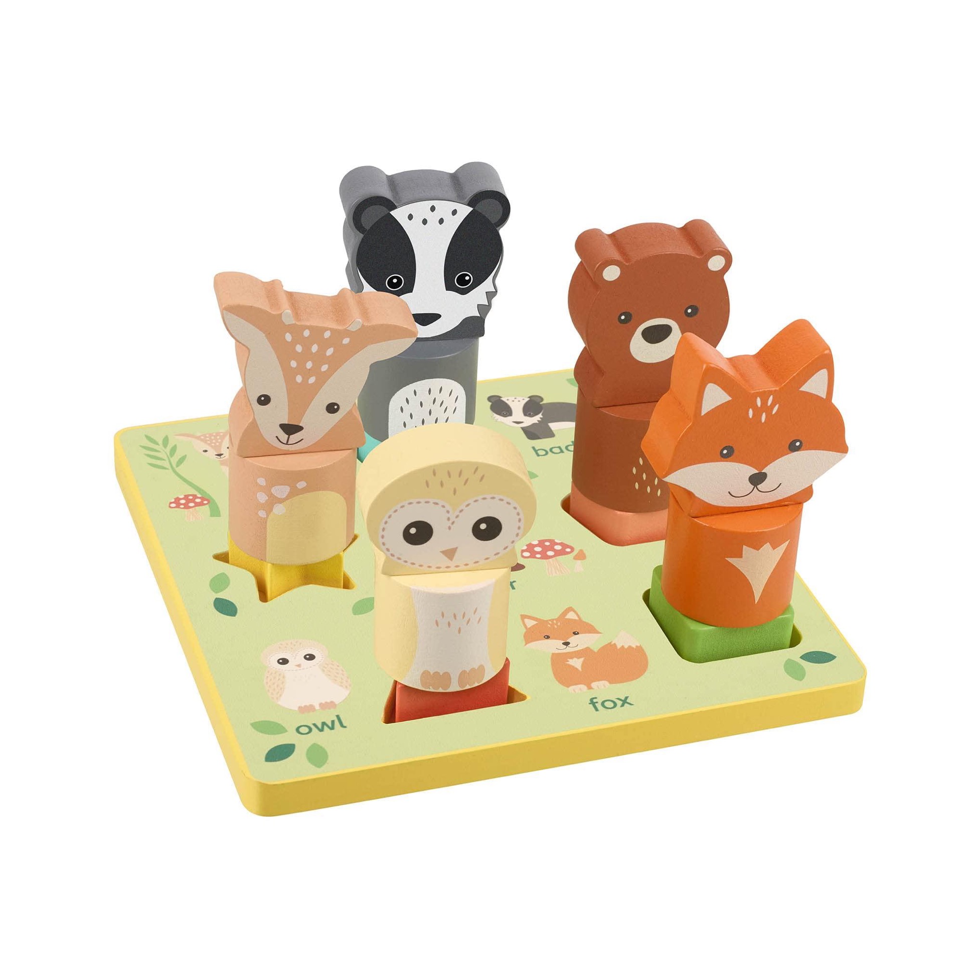 Orange Tree Toys Wooden Shape Sorter Puzzles