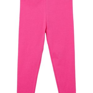 Lighthouse Girls Mollie Leggings - Kids Cotton Stretch Tights - Deep Pink